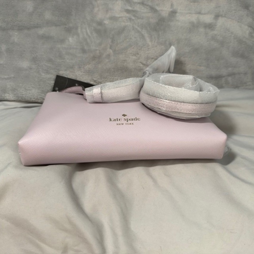 NWT Kate Spade Sadie Crossbody Pastel Lavender Saffiano Leather KE594 - Picture 7 of 8